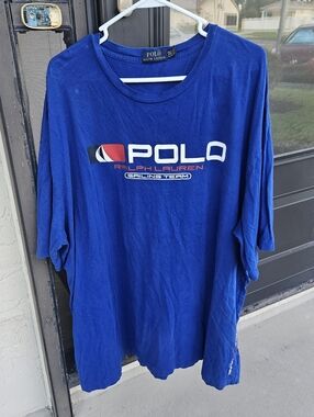 RALPH LAUREN POLO SHIRT, Ralph Lauren Polo Sailing Team  Shirt, 2X Ralph Lauren